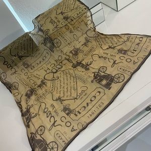 Coach stage coach scarf
